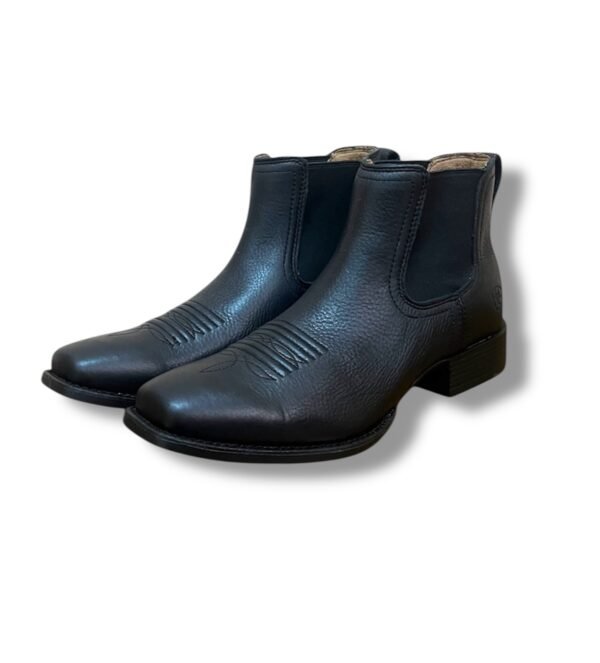 Botin Ariat Booker Ultra Western Square Toe Black